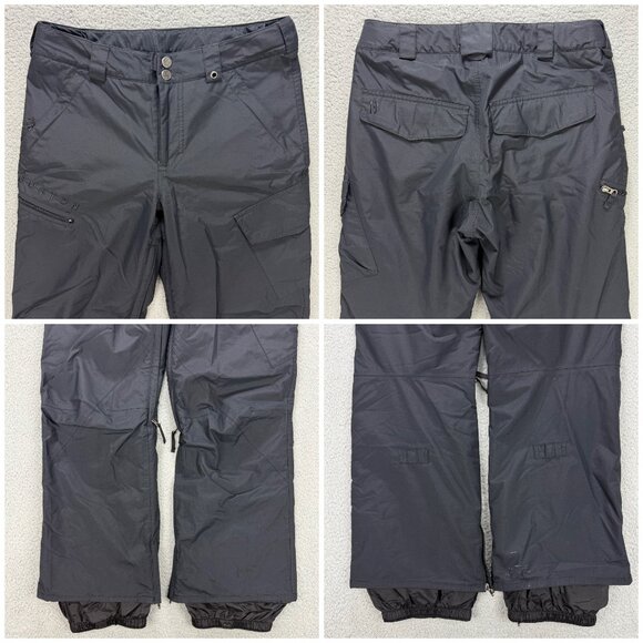 Burton Snowboarding Pants Mens Small Black MB Poacher Dry Ride Zip Pockets Ski - Picture 7 of 11